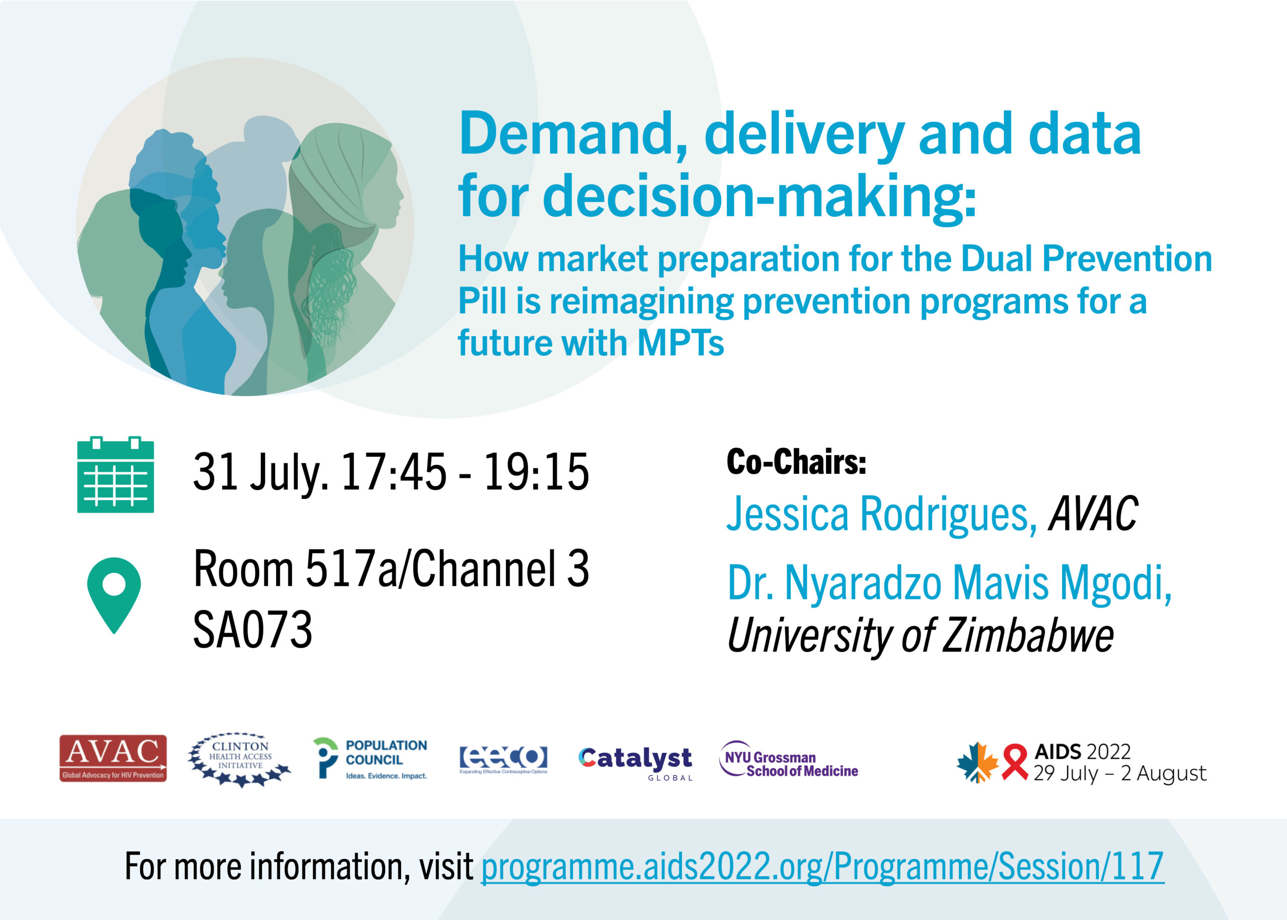 flyer for demand, delivery and data for decision-making meeting