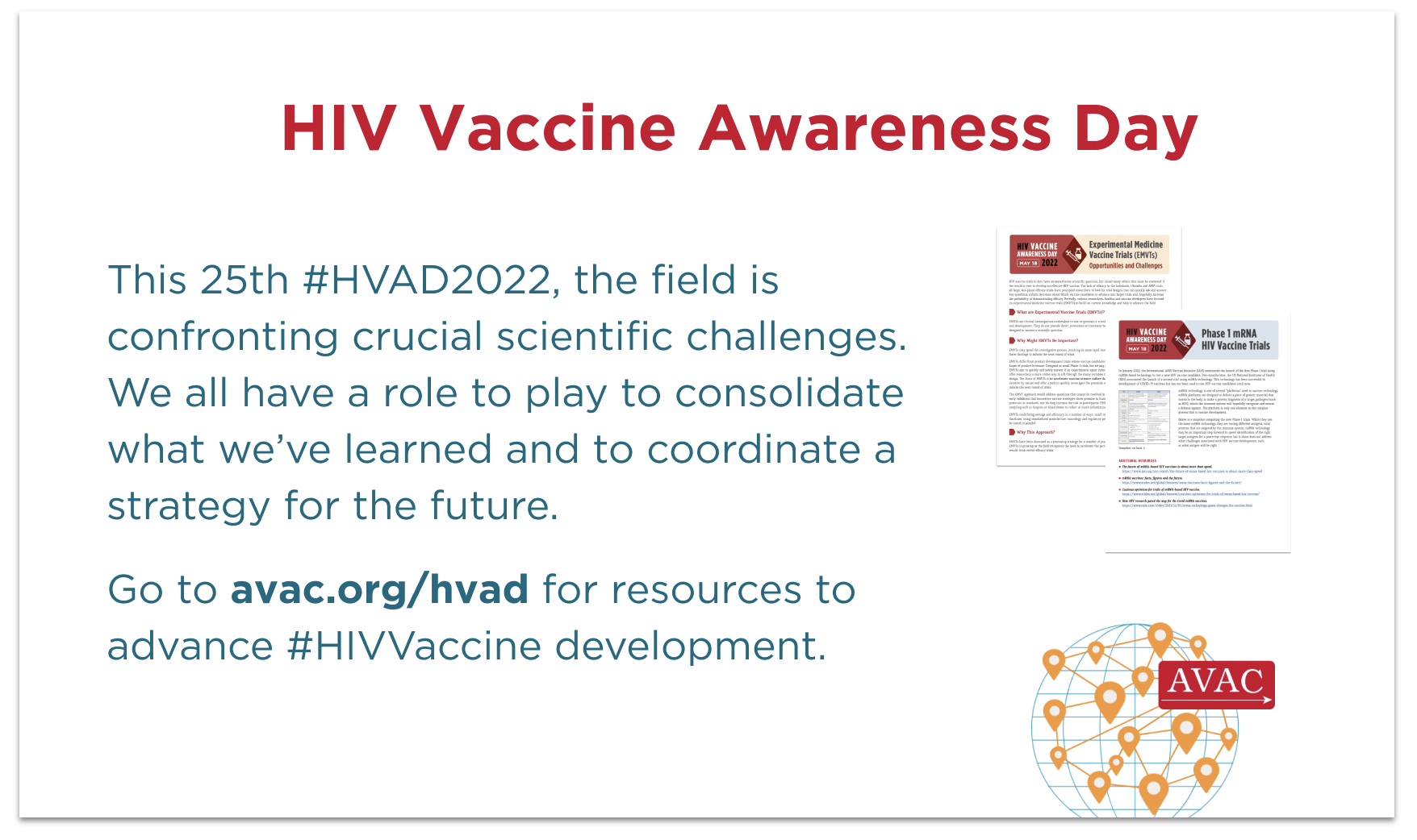 graphic advertising AVAC's HVAD page