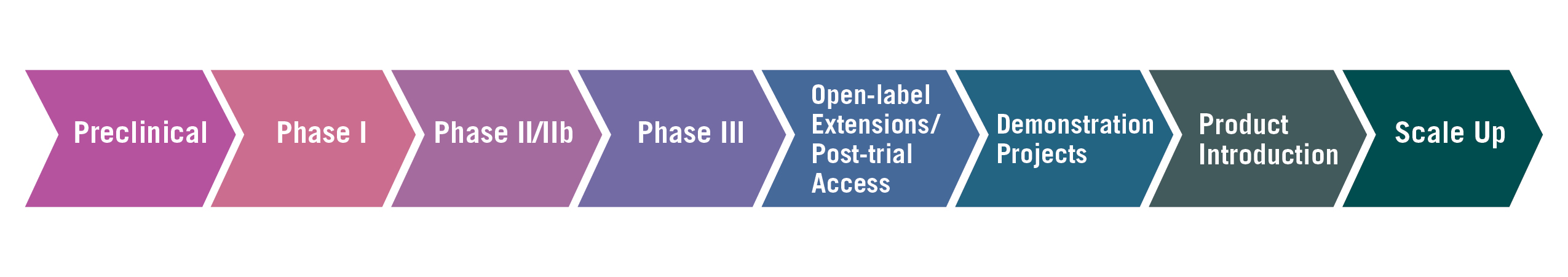 phases in trial development
