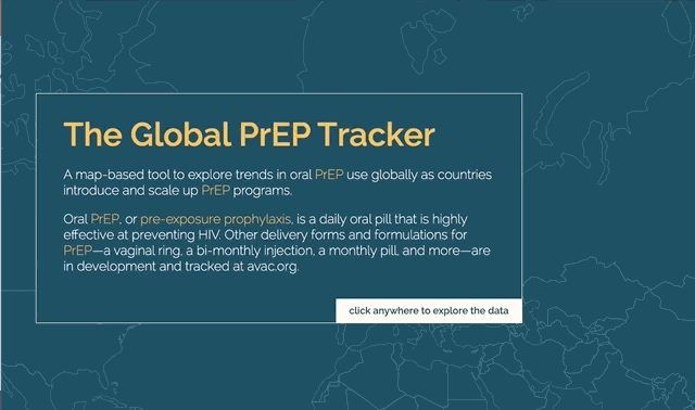 animated graphic showing the new dynamic PrEP tracker