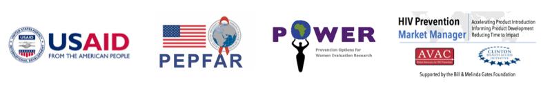 logos for USAID, PEPFAR, and POWER