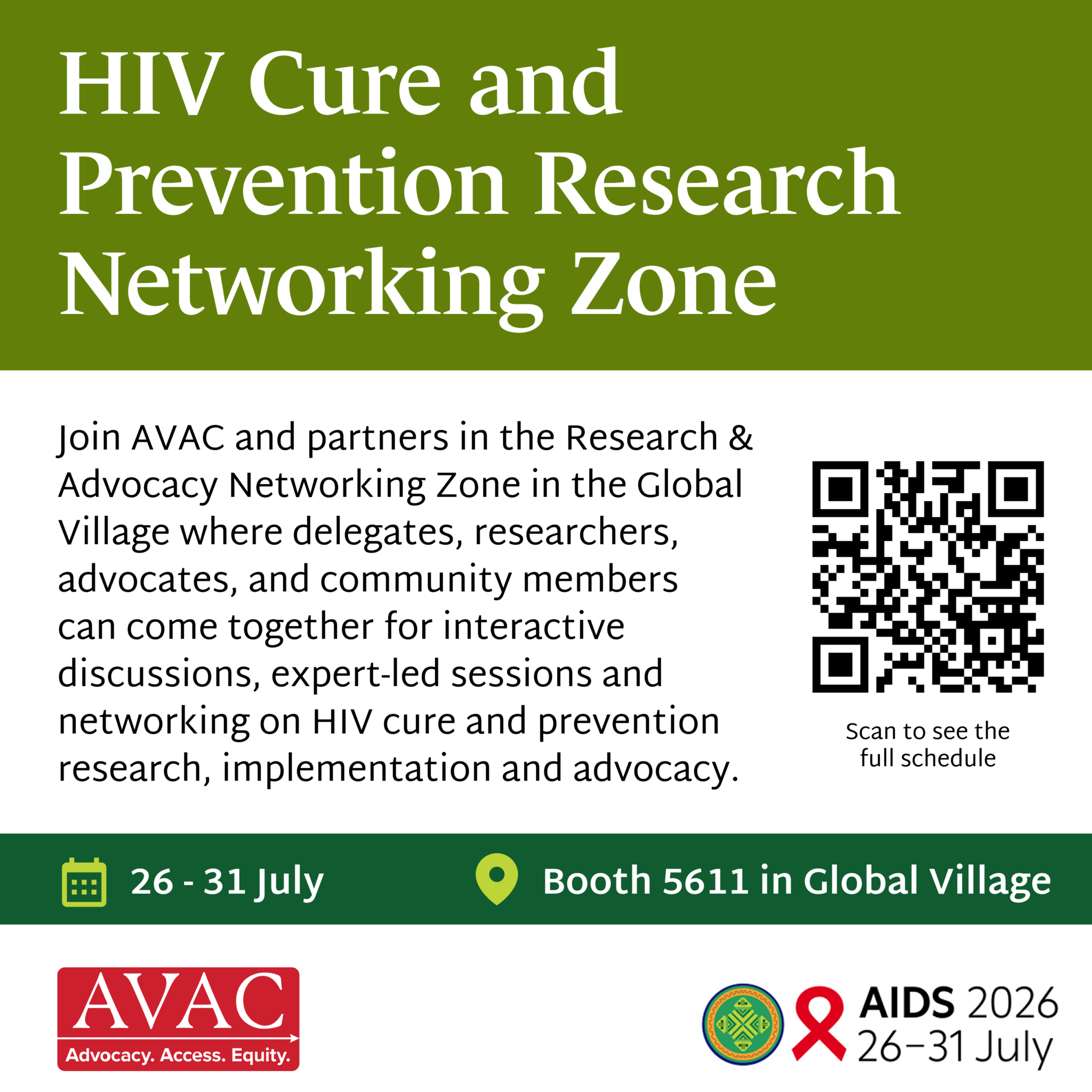AIDS 2026, the 26th International AIDS Conference - AVAC