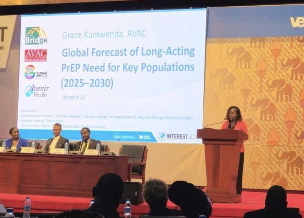 Grace Kumwenda presenting at INTEREST 2026